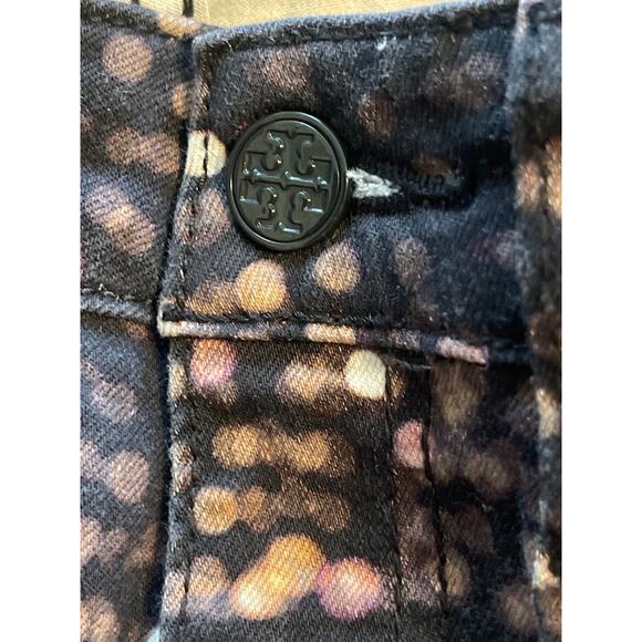 Tory Burch Night City Light Skinny Jeans Black Size 27 - Picture 7 of 8